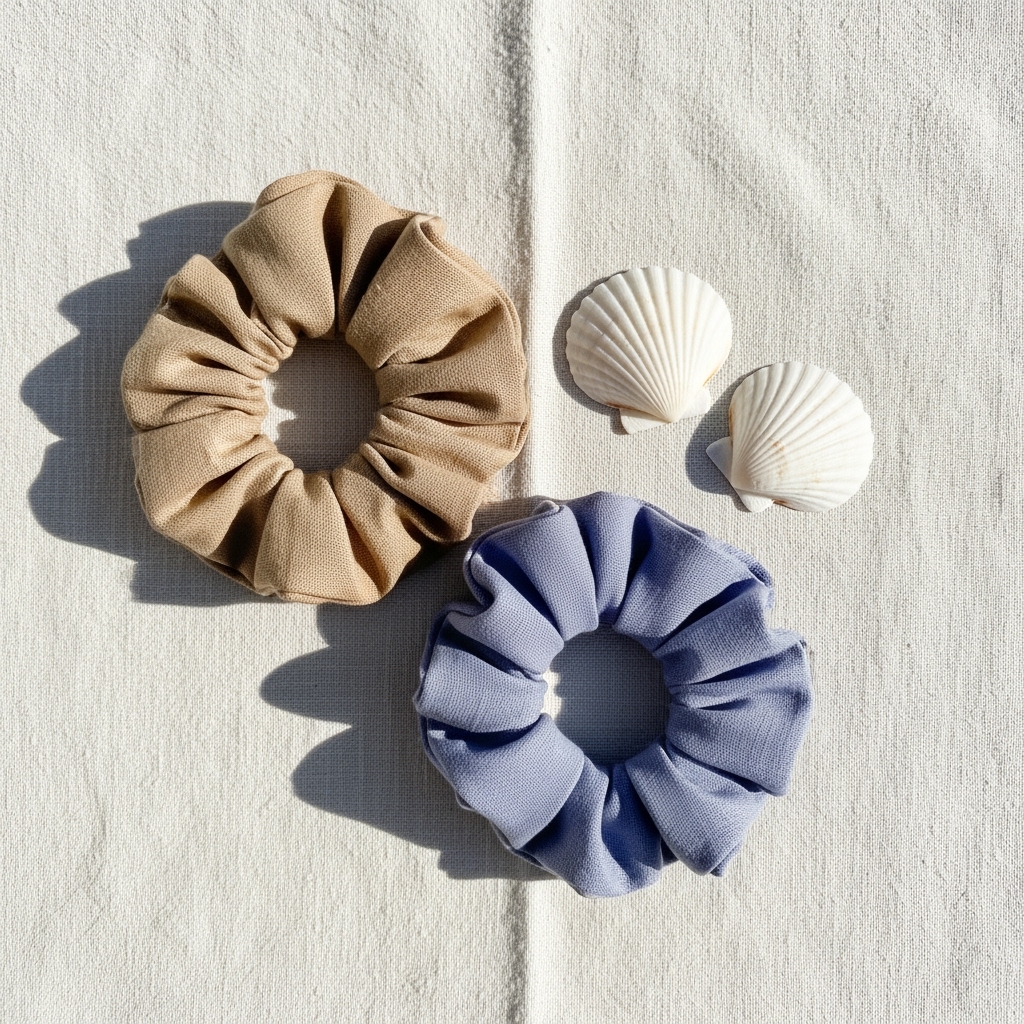 Linen Scrunchies
